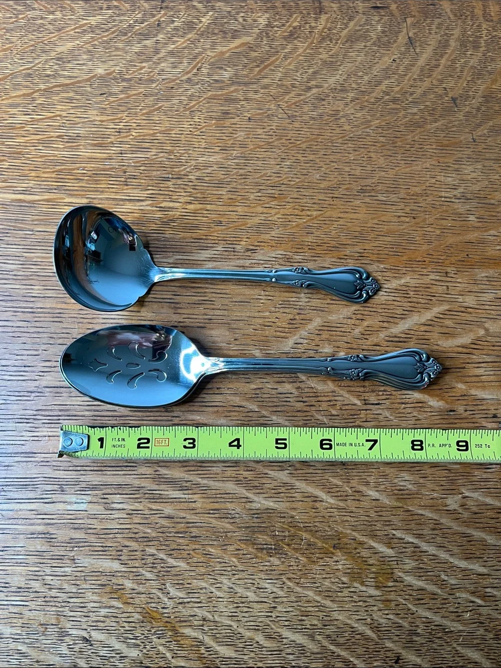 Vintage Oneida WM Dalton Briarwood Stainless Serving Set - 4 Pc Ladle & Spoons